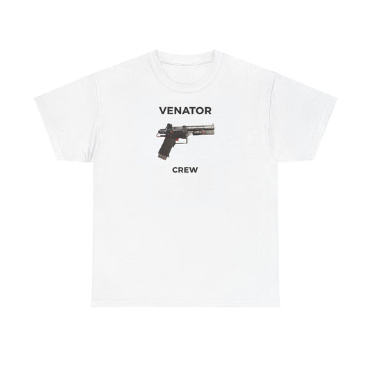 Venator Crew Pistol Graphic Tee - Gun Enthusiast Streetwear Arc Raiders