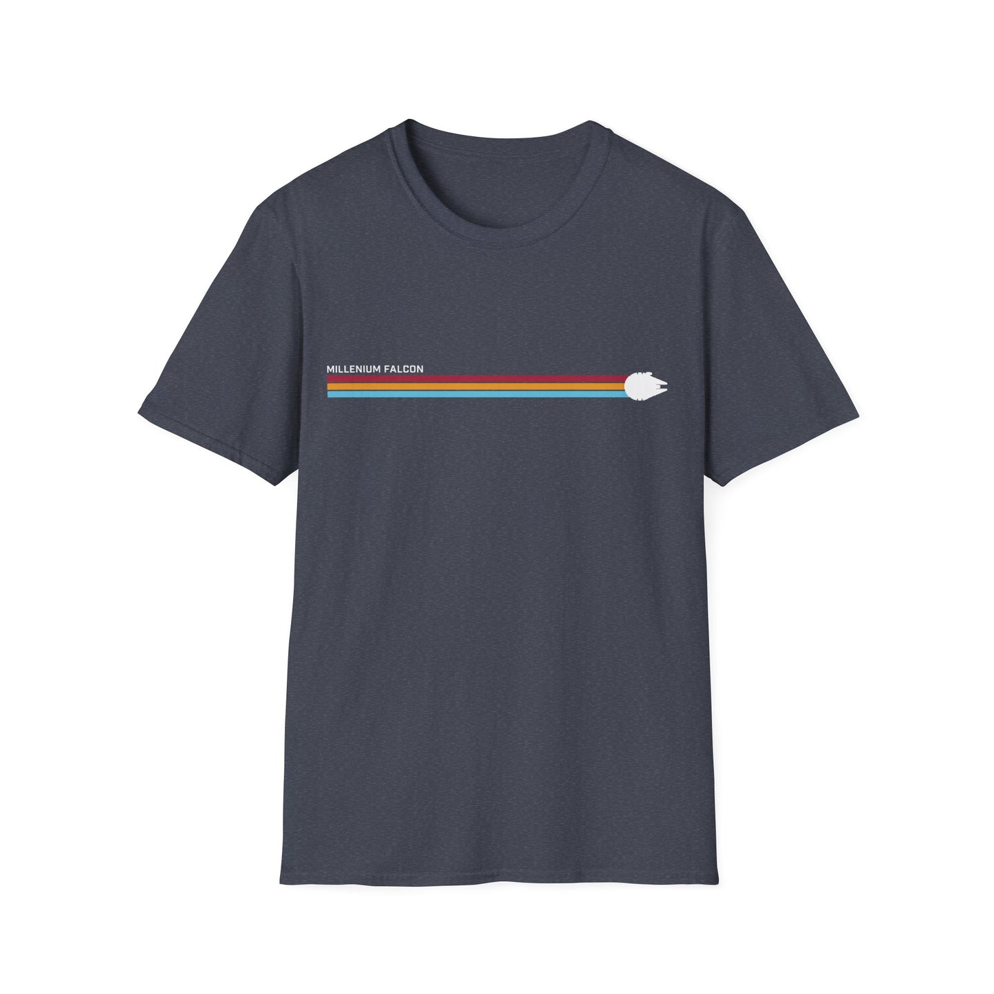 Millennium Falcon Hyperspace Tee – Minimalistisches Sci-Fi T-Shirt