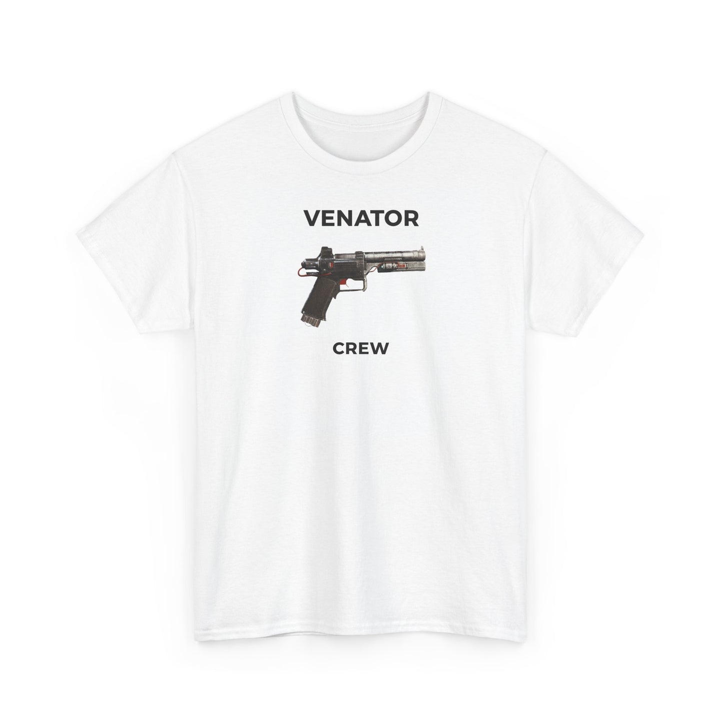 Venator Crew Pistol Graphic Tee - Gun Enthusiast Streetwear Arc Raiders