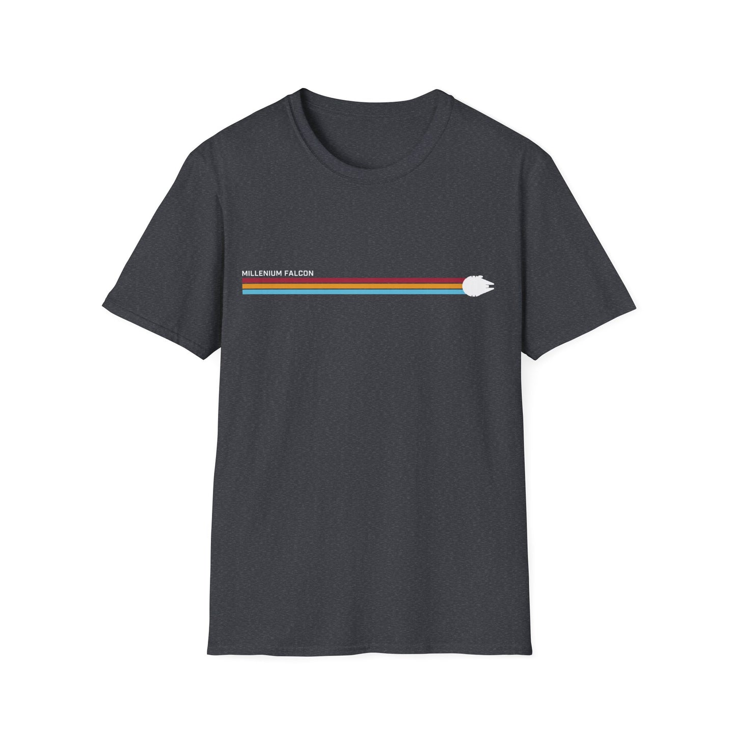 Millennium Falcon Hyperspace Tee – Minimalistisches Sci-Fi T-Shirt