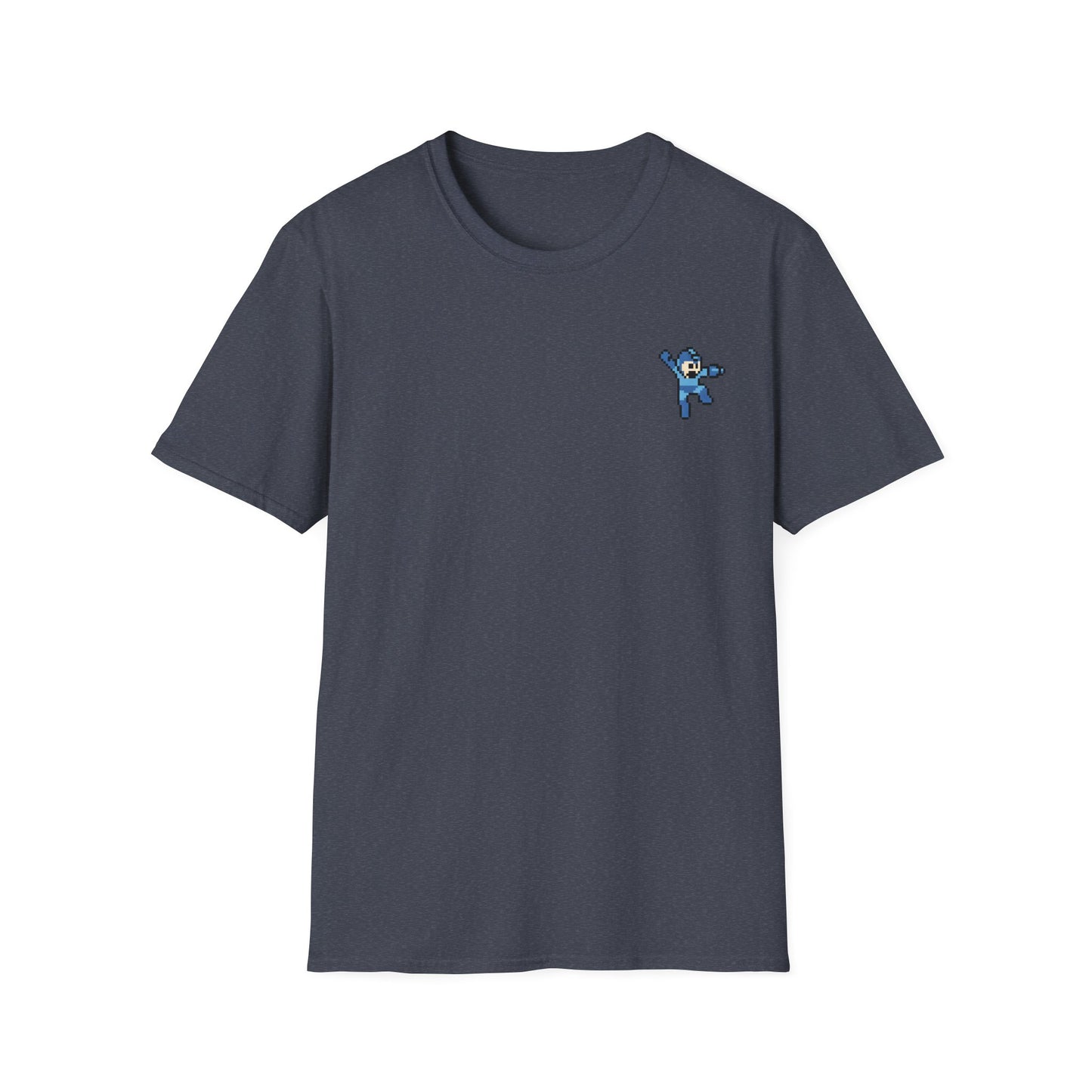 Mega Man Pixel-Art T-Shirt – Minimalistischer Retro-Look