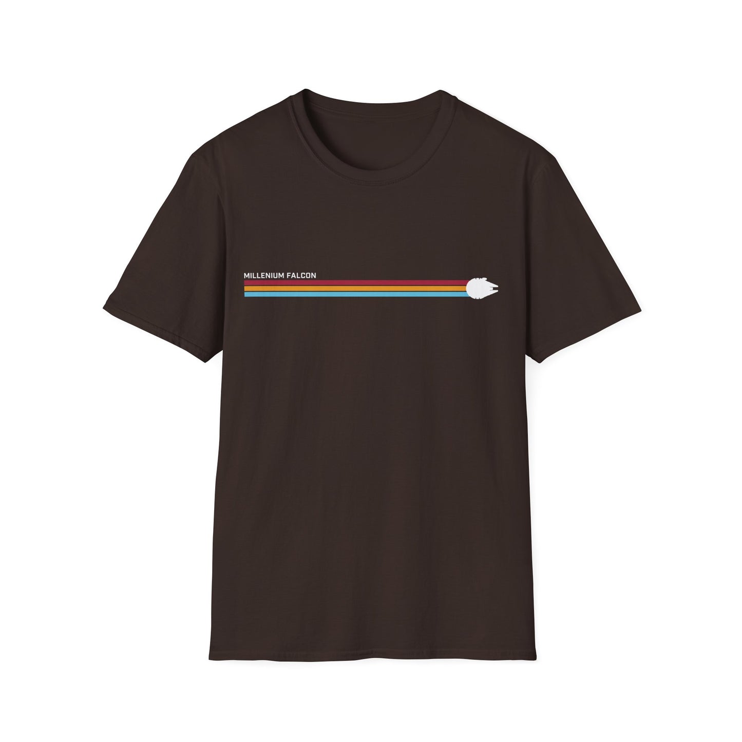 Millennium Falcon Hyperspace Tee – Minimalistisches Sci-Fi T-Shirt