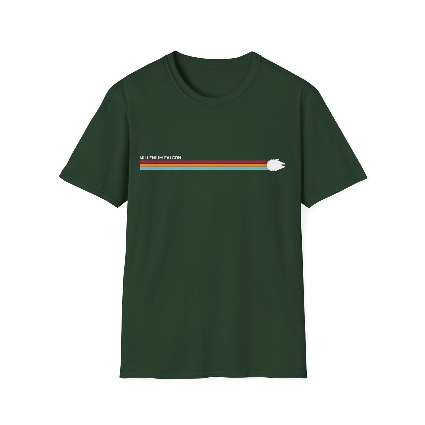 Millennium Falcon Hyperspace Tee – Minimalistisches Sci-Fi T-Shirt