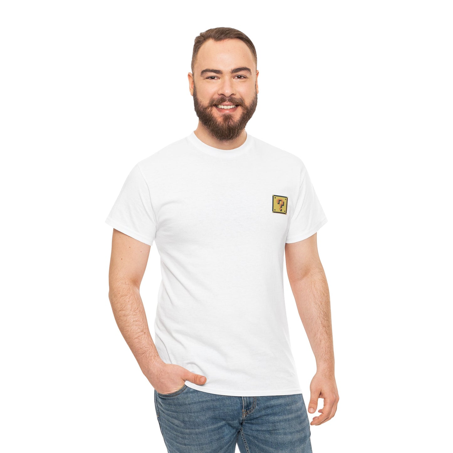 Mystery Box Pixel-Art T-Shirt – Retro Gaming Klassiker