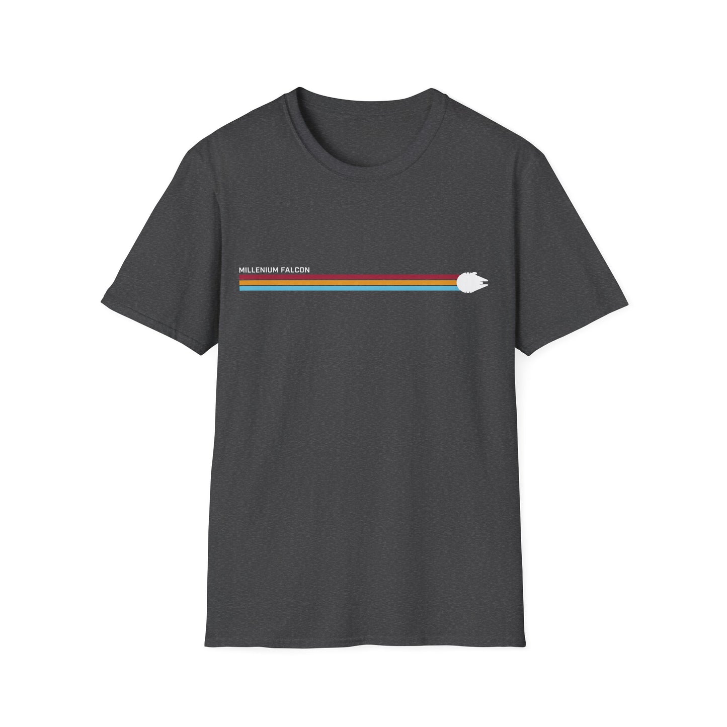 Millennium Falcon Hyperspace Tee – Minimalistisches Sci-Fi T-Shirt